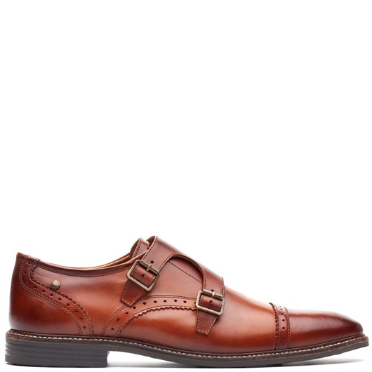 Henley Double Monk Washed Tan - Base London