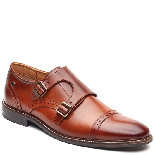 Henley Double Monk Washed Tan - Base London