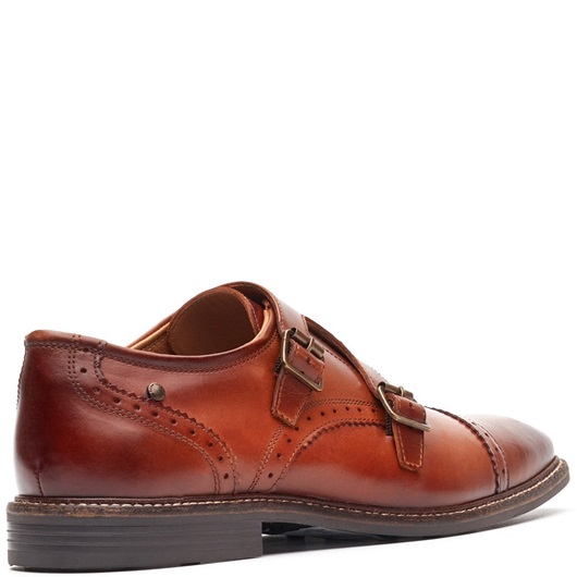 Henley Double Monk Washed Tan - Base London