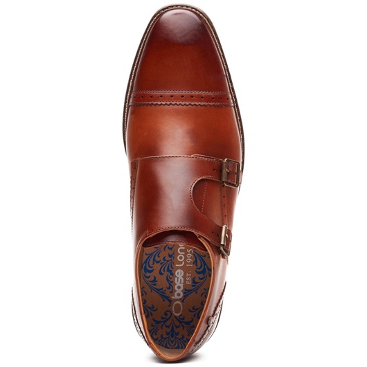 Henley Double Monk Washed Tan - Base London