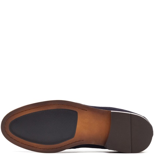 Slate Penny Loafer	Navy - Base London