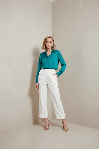 Pure Silk Verde Ženska Košulja