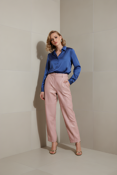 Pure Silk Royal Blue Ženska Košulja