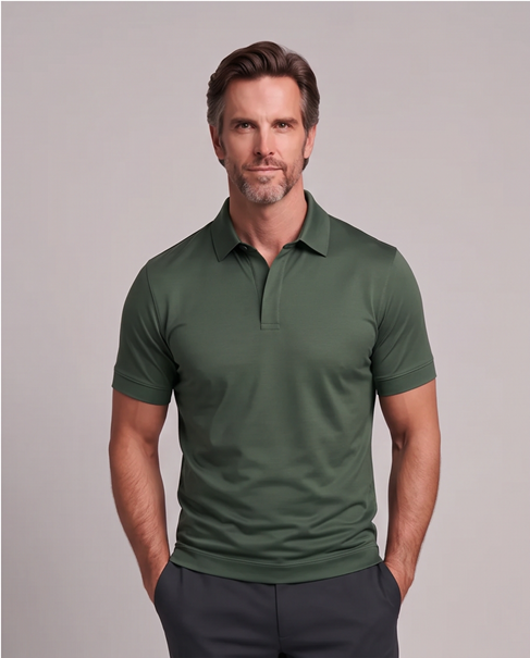 Diamond Polo Majica - Sage Green 