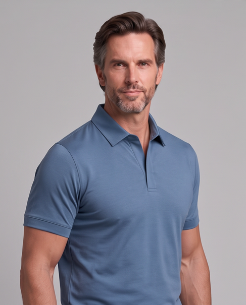 Diamond Polo Majica - Dusty Blue 