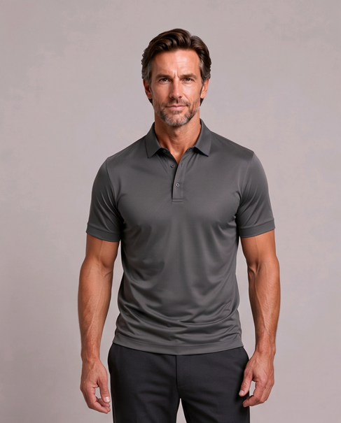 Diamond Polo Majica - Anthracite Grey 