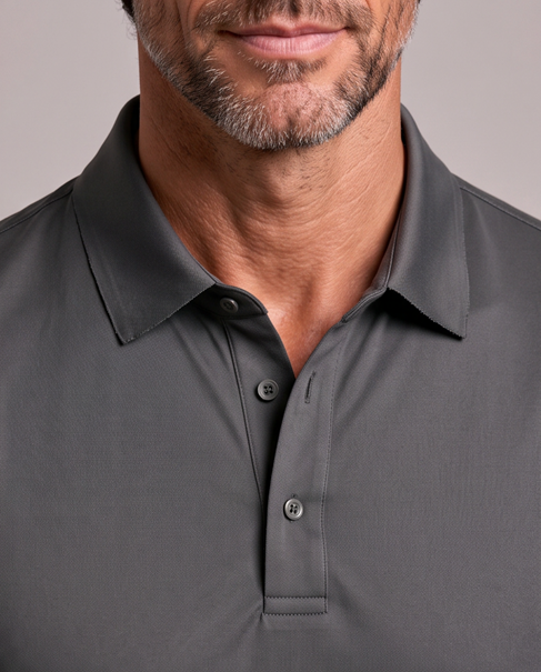 Diamond Polo Majica - Anthracite Grey 