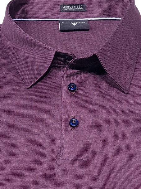 Diamond Polo Majica - Pique Purple Soft
